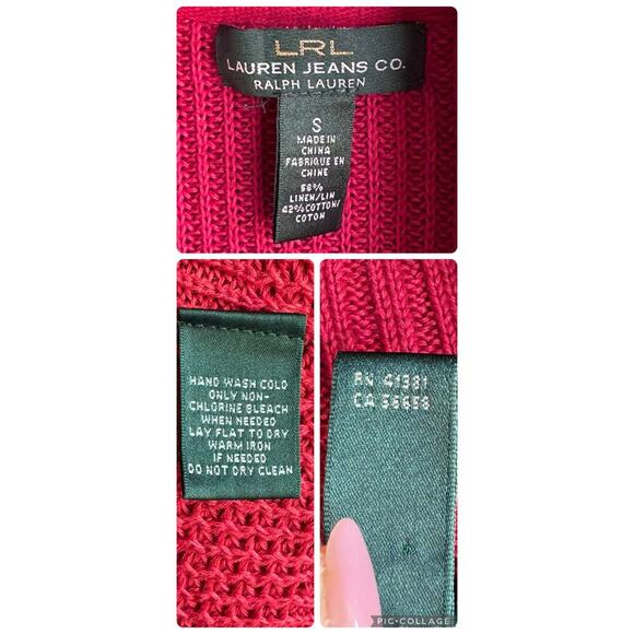 Womens Lauren Ralph Lauren Button Down Cardigan/Sweater with Pockets Size S - Picture 4 of 11